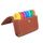 Scatola di pillola portatile da 28 scomparto per notebook e borsa in pelle (marrone) Scatola di pillola portatile da 28 scomparto per notebook e borsa in pelle (marrone)