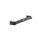 2 PZ VILSCIJON in lega di alluminio parete appeso mensola bagno da bagno pantofole portasciugamani rack, colore: nero corto 2 PZ VILSCIJON in lega di alluminio parete appeso mensola bagno da bagno pantofole portasciugamani rack, colore: nero corto