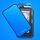New-Bring Metal Card Holder RFID Anti-Theft Magnetic Automatic Shift Business Card Sase Waterproof Wallet, Colour: Blue