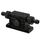 Pompa elettrica a portata di flusso elettrico portatile mini pompa acqua, standard con due connettori (nero) Pompa elettrica a portata di flusso elettrico portatile mini pompa acqua, standard con due connettori (nero)