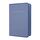 Porta passaporto multi-card in PU satinato MS101 Porta carte per passaporto da viaggio all'estero, colore: blu