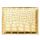 5 PCS PCVC1009 Modello di coccodrillo Porta carte PU Porta documenti CDC (oro)