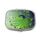 2 PCS Y10336 Box portatile in metallo a due scomparti (peacock verde)