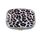 2 PCS Y10336 Box di pillola portatile in metallo a due scomparti (leopardo bianco)
