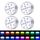 LED Telecomando Telecomando Piscina leggera impermeabile Lampada subacquea, Spec: 7cm 13 LED + IR Telecomando a 28-Key (4 PCS + 4 Telecomando)