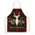 2 PCS Natale Plaid Series Cotton and Linen Grembiule per la pulizia della casa, Specifiche: 47 x 38 cm (wq-001329)