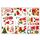 Adesivi per finestre di Natale con cartoni animati per finestre, adesivi murali statici per soggiorno con decorazioni natalizie (2302)