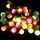 4 pezzi di natale albero decorazione frutta colorata a 7 colori luci friends festive decorazione della decorazione della scena di nozze, plug cn (consegna stile casuale)