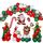 1sD2021006 Decorazione di natale decorazione del film di alluminio Palloncini, Stile: Corona
