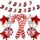 SD20205 Set di palloncini della decorazione della festa di Natale, Stile: rosso 1 SD20205 Set di palloncini della decorazione della festa di Natale, Stile: rosso 1