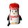 Palloncini in pellicola di alluminio per decorazioni natalizie, stile: pinguino Palloncini in pellicola di alluminio per decorazioni natalizie, stile: pinguino