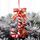 3 pezzi di natale ornamento di natale ornamento di canna di Natale canna ornamenti (cervi piccoli)