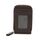 2 PCS Vertical Ladies Coin Borsone Modello tessuto Mini Borsa per carte da studio ORGAN STUDENTE GRADO (Brown)