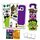 1 set di cartoni animati per bambini decorazione di Halloween adesivi appesi per porte emoticon di gioco fai da te per le vacanze (geek scientifici) 1 set di cartoni animati per bambini decorazione di Halloween adesivi appesi per porte emoticon di gioco fai da te per le vacanze (geek scientifici)
