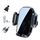 Supporto per telefono con presa d'aria per auto con ricarica a induzione wireless da 15 W, colore: bianco + testina di carica per auto Supporto per telefono con presa d'aria per auto con ricarica a induzione wireless da 15 W, colore: bianco + testina di carica per auto