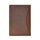 Porta carte da bovina Semplice carta di archiviazione Cartella di archiviazione Carta di archiviazione Portafoglio portafoglio portafoglio (Crazy Horse Skin Brown)