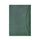 Porta carte da bovina Semplice carte di archiviazione della carta di archiviazione della carta di archiviazione della cartella di accompagnatore (verde dell inchiostro della pelle del cavallo pazzo)