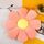 Piccolo fiore daisy morbido cuscino cuscino elastico 72 cm (rosa)