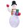 Ornamenti luminosi del natale del pupazzo del pupazzo di neve del pupazzo di neve del pupazzo di neve del Babbo Natale, spina degli Stati Uniti (QM0002-2.4m)