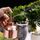 Vintage Brass Gardening carnoso piccolo annaffiatoio (oro rosa)