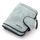 BAELLERRY Ladies Fibbia Nubuck in pelle con portamonete in pelle carino piccolo portafoglio studente fresco (blu chiaro)