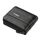 BAELLERRY UOMINI BREVE Portafoglio Birghetto Multi-card Borsa a gettoni TRI-Pieghevole con zip Portafoglio (nero)