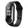Bracciale repellente per zanzara ad ultrasuoni M21 con contatore di passo e orologio e funzione temperatura (nero) Bracciale repellente per zanzara ad ultrasuoni M21 con contatore di passo e orologio e funzione temperatura (nero)
