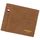Menbense Glassato PU Breve grande capacità di grande capacità retrò Tre piegata Borsa da uomo Portafoglio da uomo (leggero)