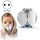Nebulizzatore micro-maglia indossabile a mani libere per adulti e bambini, Stile: con spina UE (Blu bianco blu)