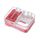 Scatola di distributore di taglieri di medicina sigillata per medicina portatile imikara (rosso) Scatola di distributore di taglieri di medicina sigillata per medicina portatile imikara (rosso)