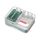 Scatola di distributore di taglieri di medicina sigillata Portable Imakara Square (verde) Scatola di distributore di taglieri di medicina sigillata Portable Imakara Square (verde)
