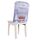Le sedie a fiocrometro per la foresta di cartoni animati di Natale coprono forniture decorative (grigio)