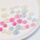 SP0473 30 pz/pacco 3D Camelia Nail Art Strass decorativi (cambio di luce)