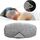 Maschera per occhi per dormire traspirante regolabile con naso metallico (grigio) Maschera per occhi per dormire traspirante regolabile con naso metallico (grigio)