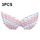 3 PCS Bambini Prom Dress Up Wings Elfo Ali colorate Puntelli per costumi da festa (Fantasy White)