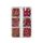 Nail Art 6 Gioielli per unghie con diamanti a punta e griglia, specifica: 05 Rosso porpora Nail Art 6 Gioielli per unghie con diamanti a punta e griglia, specifica: 05 Rosso porpora