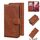 Per Samsung Galaxy S21 Ultra 5G Skin Feel Pure Color flip custodia in pelle (marrone) Per Samsung Galaxy S21 Ultra 5G Skin Feel Pure Color flip custodia in pelle (marrone)