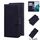 Per Samsung Galaxy S22 5G Skin Feel Pure Color Flip Pelle Custodia per cellulare (nero)