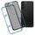 Per Samsung Galaxy S22 5G Cassa del telefono temperato a doppia facciata antid-retro (verde)