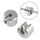 Clip fissa per fune metallica da giardino in acciaio inox 316 M8x4 2 pezzi Clip fissa per fune metallica da giardino in acciaio inox 316 M8x4 2 pezzi