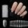 240 pezzi per unghie sottili smerigliati per manicure estesi senza incisione WH-108 240 pezzi per unghie sottili smerigliati per manicure estesi senza incisione WH-108
