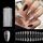 240 pezzi per unghie sottili smerigliati per manicure estesa senza incisione Wh-109 240 pezzi per unghie sottili smerigliati per manicure estesa senza incisione Wh-109