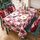 2 pezzi Tovaglie natalizie stampate Runner da tavola Decorazioni natalizie da tavolo 150 x 180 cm (Tipo A)