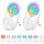 2 PCS Smart LED Light Control Night Light RGB Luce colorata per atmosfera con luce per dormire (spina UE) 2 PCS Smart LED Light Control Night Light RGB Luce colorata per atmosfera con luce per dormire (spina UE)