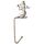 2 PCS D1013 Gancio decorativo natalizio Gancio di Natale del fumetto, spec: pupazzo di neve d'argento