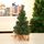 Decorazione del desktop della finestra del centro commerciale dell'albero di Natale della parte inferiore della canapa di 3 pezzi, dimensioni: A-S10 30cm Decorazione del desktop della finestra del centro commerciale dell'albero di Natale della parte inferiore della canapa di 3 pezzi, dimensioni: A-S10 30cm