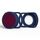 Custodia in silicone anti-smarrimento da 2 pezzi per AirTag, dimensioni: 24 mm (blu notte + rosso vino) Custodia in silicone anti-smarrimento da 2 pezzi per AirTag, dimensioni: 24 mm (blu notte + rosso vino)