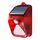 Allarme antifurto solare Luce telecomando Allarme a induzione del corpo umano (rosso)