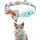 Pet Tracker Collar Insert Buckle Bow Collar per AirTag (verde menta)