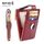 Portamonete con portamonete RFID in pelle cerata a due strati con cerniera per AirTag (rosso vino) Portamonete con portamonete RFID in pelle cerata a due strati con cerniera per AirTag (rosso vino)